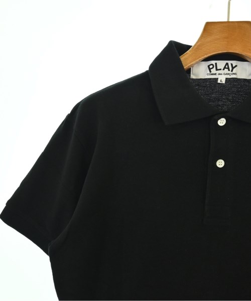 PLAY COMME des GARCONS（プレイコムデギャルソン）ポロシャツ 黒 サイズ:L メンズ/2200699141055