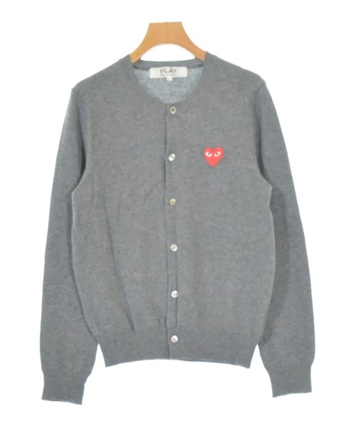 PLAY COMME des GARCONS(プレイコムデギャルソン)カーディガン グレー サイズ:L/2200690458183