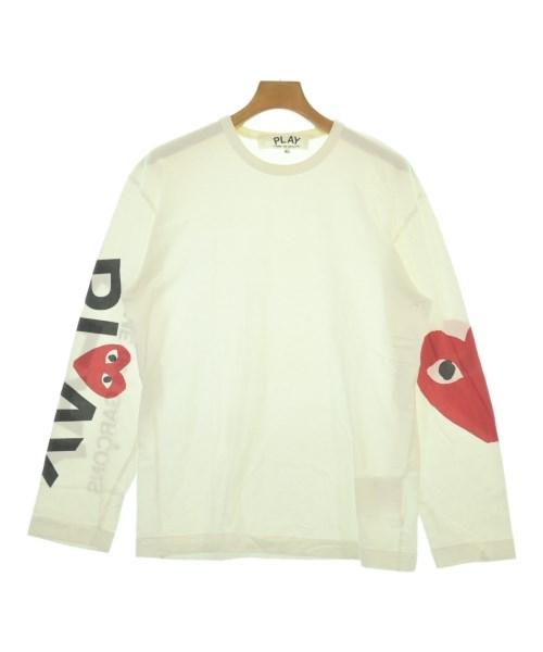 PLAY COMME des GARCONS(プレイコムデギャルソン)Tシャツ・カットソー 白 サイズ:XL/2200695531232