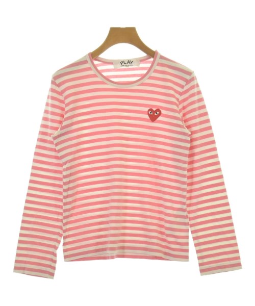 PLAY COMME des GARCONS(プレイコムデギャルソン)Tシャツ・カットソー ピンク サイズ:M/2200697196163