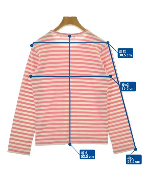 PLAY COMME des GARCONS（プレイコムデギャルソン）Tシャツ・カットソー ピンク サイズ:M レディース/2200697196163