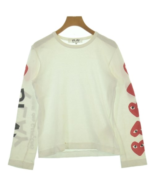 PLAY COMME des GARCONS(プレイコムデギャルソン)Tシャツ・カットソー 白 サイズ:M/2200697196170