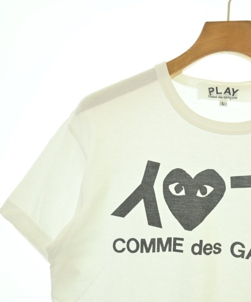PLAY COMME des GARCONS（プレイコムデギャルソン）Tシャツ・カットソー 白 サイズ:L メンズ/2200699557061