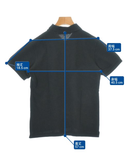 PLAY COMME des GARCONS（プレイコムデギャルソン）ポロシャツ 黒 サイズ:M レディース/2200695299125