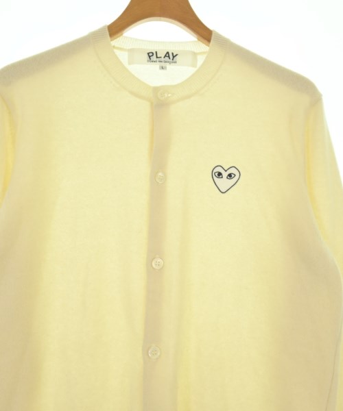 PLAY COMME des GARCONS（プレイコムデギャルソン）カーディガン 白 サイズ:L メンズ/2200696810015