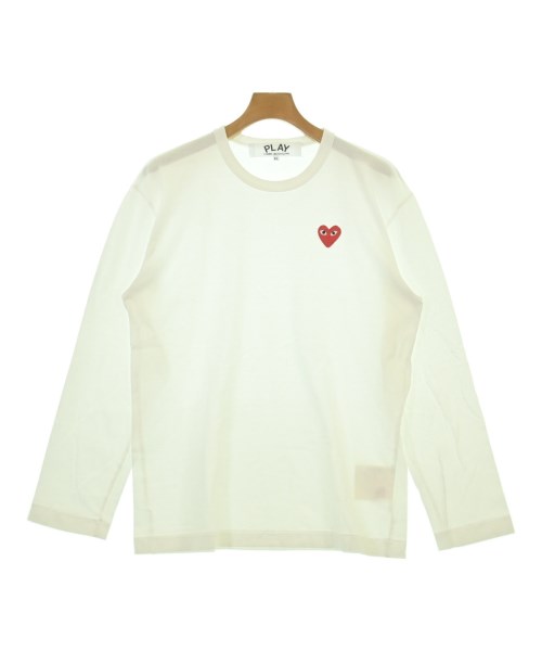 PLAY COMME des GARCONS(プレイコムデギャルソン)Tシャツ・カットソー 白 サイズ:XL/2200700565047