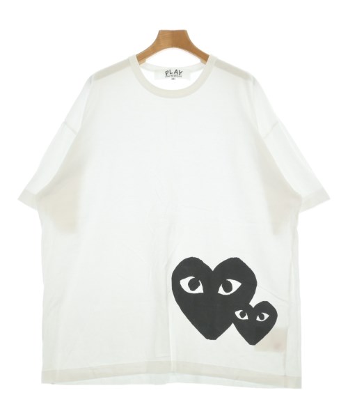 PLAY COMME des GARCONS(プレイコムデギャルソン)Tシャツ・カットソー 白 サイズ:M/2200699302067