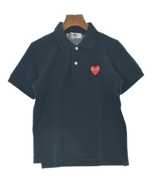 PLAY COMME des GARCONS(プレイコムデギャルソン)ポロシャツ 紺 サイズ:M/2200695593124