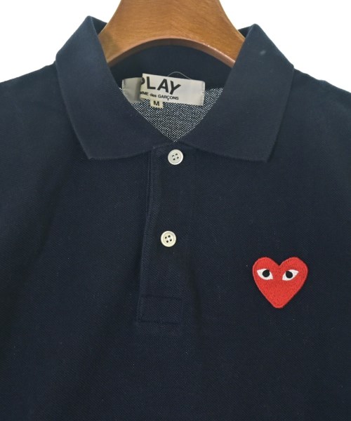 PLAY COMME des GARCONS（プレイコムデギャルソン）ポロシャツ 紺 サイズ:M レディース/2200695593124