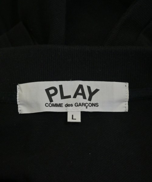 PLAY COMME des GARCONS（プレイコムデギャルソン）ポロシャツ 黒 サイズ:L メンズ/2200697514035
