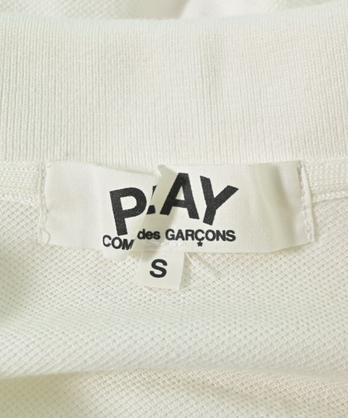 PLAY COMME des GARCONS（プレイコムデギャルソン）ポロシャツ 白 サイズ:S レディース/2200701375164