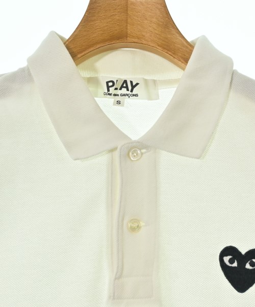 PLAY COMME des GARCONS（プレイコムデギャルソン）ポロシャツ 白 サイズ:S レディース/2200701375164