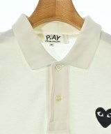 PLAY COMME des GARCONS（プレイコムデギャルソン）ポロシャツ 白 サイズ:S レディース/2200701375164