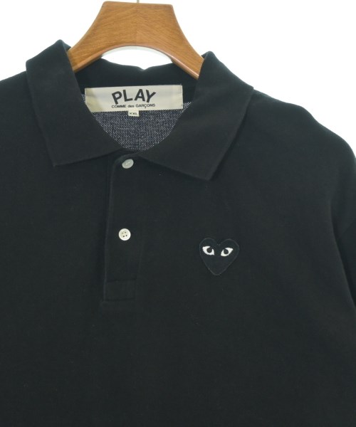 PLAY COMME des GARCONS（プレイコムデギャルソン）ポロシャツ 黒 サイズ:XXL メンズ/2200701737030