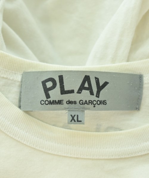 PLAY COMME des GARCONS（プレイコムデギャルソン）Tシャツ・カットソー 白 サイズ:XL メンズ/2200701737047