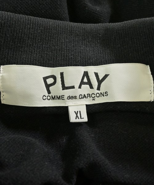 PLAY COMME des GARCONS（プレイコムデギャルソン）ポロシャツ 黒 サイズ:XL メンズ/2200702105036