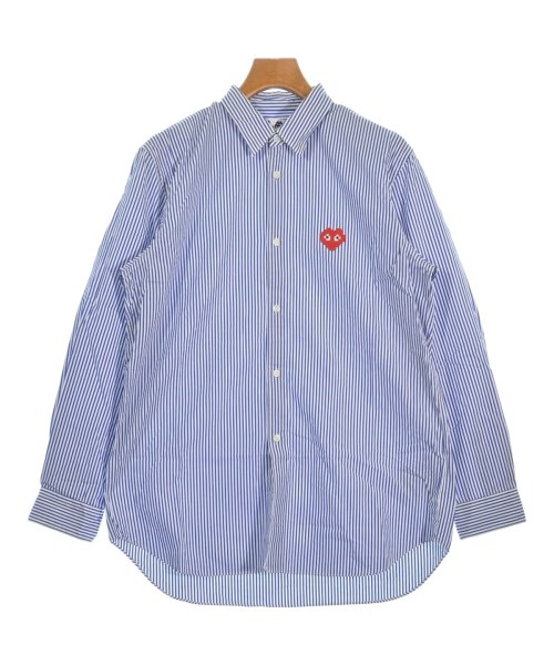 PLAY COMME des GARCONS(プレイコムデギャルソン)カジュアルシャツ 青 サイズ:L/2200645191035