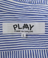 PLAY COMME des GARCONS（プレイコムデギャルソン）カジュアルシャツ 青 サイズ:L メンズ/2200645191035