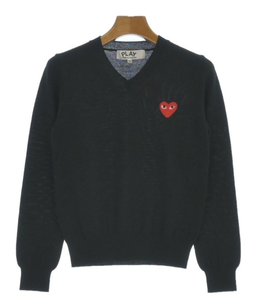 PLAY COMME des GARCONS(プレイコムデギャルソン)ニット・セーター 黒 サイズ:XS/2200650497191