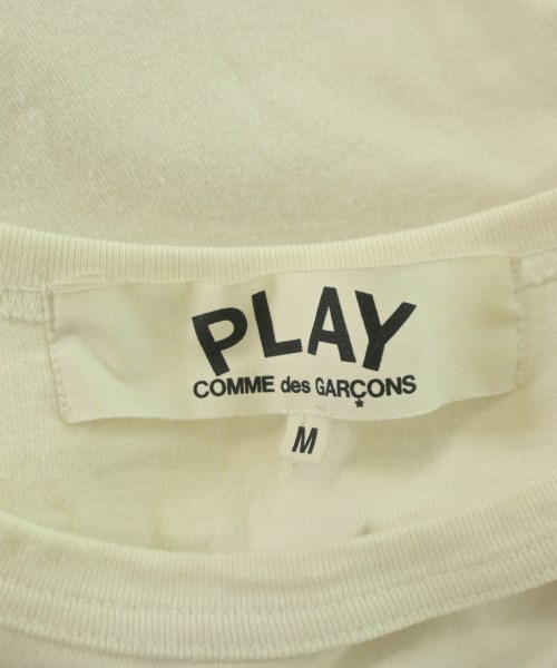 PLAY COMME des GARCONS（プレイコムデギャルソン）Tシャツ・カットソー 白 サイズ:M レディース/2200657105105