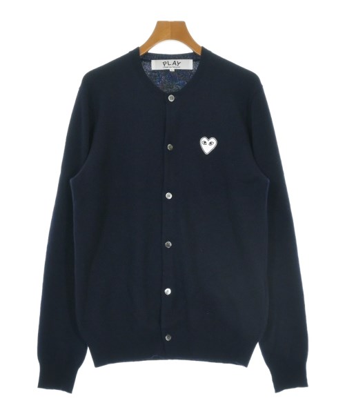 PLAY COMME des GARCONS(プレイコムデギャルソン)カーディガン 紺 サイズ:L/2200657797010