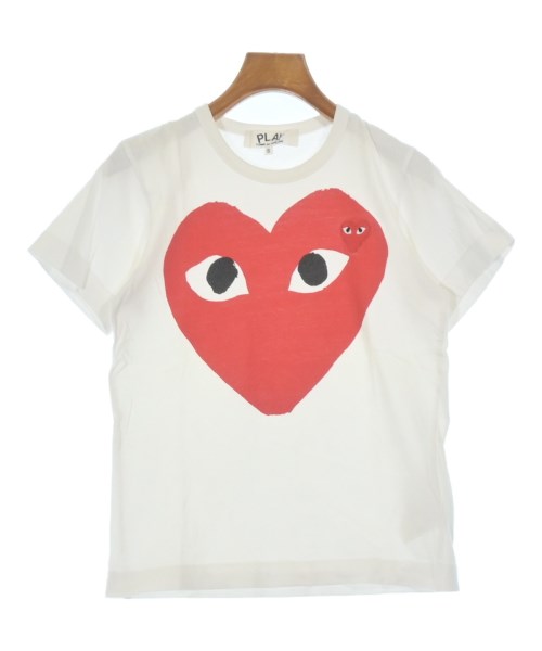 PLAY COMME des GARCONS(プレイコムデギャルソン)Tシャツ・カットソー 白 サイズ:S/2200653332222