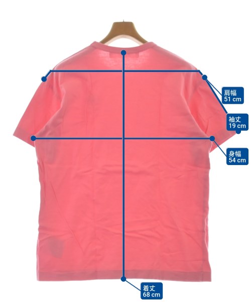 PLAY COMME des GARCONS（プレイコムデギャルソン）Tシャツ・カットソー ピンク サイズ:XXL メンズ/2200659578105