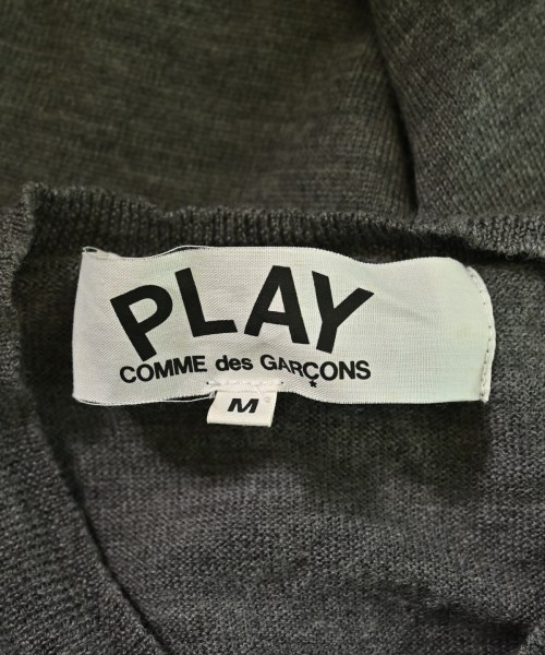 PLAY COMME des GARCONS（プレイコムデギャルソン）ニット・セーター グレー サイズ:M レディース/2200653812335