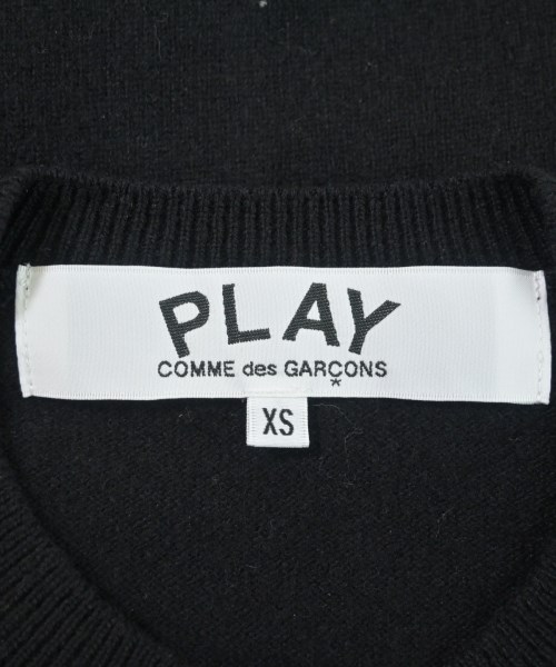 PLAY COMME des GARCONS（プレイコムデギャルソン）カーディガン 黒 サイズ:XS レディース/2200660413020