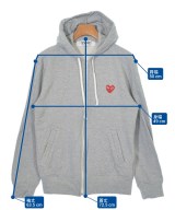 PLAY COMME des GARCONS（プレイコムデギャルソン）パーカー グレー サイズ:L メンズ/2200660907031
