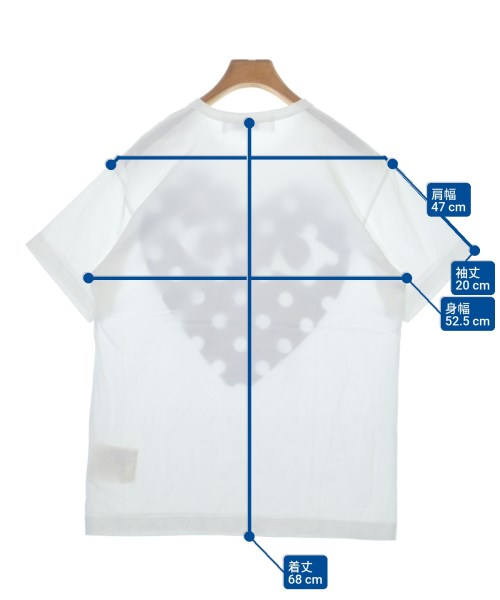 PLAY COMME des GARCONS（プレイコムデギャルソン）Tシャツ・カットソー 白 サイズ:XL メンズ/2200660907093