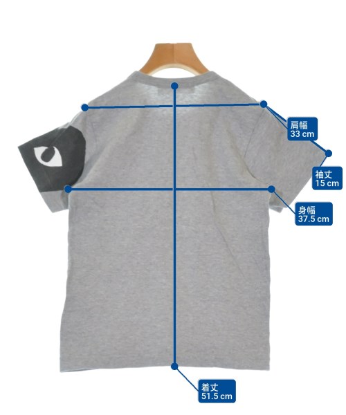 PLAY COMME des GARCONS（プレイコムデギャルソン）Tシャツ・カットソー グレー サイズ:SS レディース/2200660297026