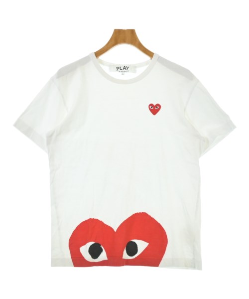 PLAY COMME des GARCONS(プレイコムデギャルソン)Tシャツ・カットソー 白 サイズ:L/2200661446263