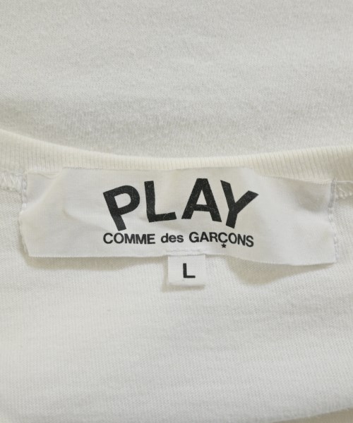 PLAY COMME des GARCONS（プレイコムデギャルソン）Tシャツ・カットソー 白 サイズ:L メンズ/2200661446263