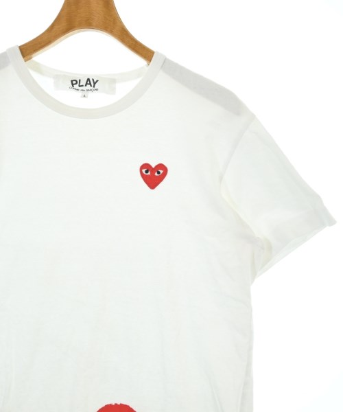 PLAY COMME des GARCONS（プレイコムデギャルソン）Tシャツ・カットソー 白 サイズ:L メンズ/2200661446263