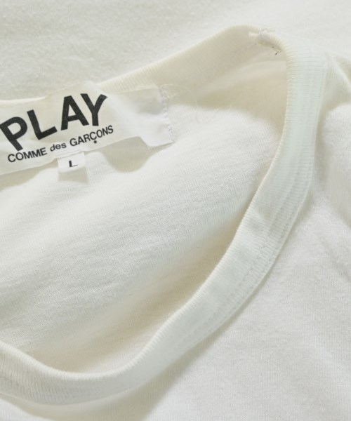 PLAY COMME des GARCONS（プレイコムデギャルソン）Tシャツ・カットソー 白 サイズ:L メンズ/2200661446263