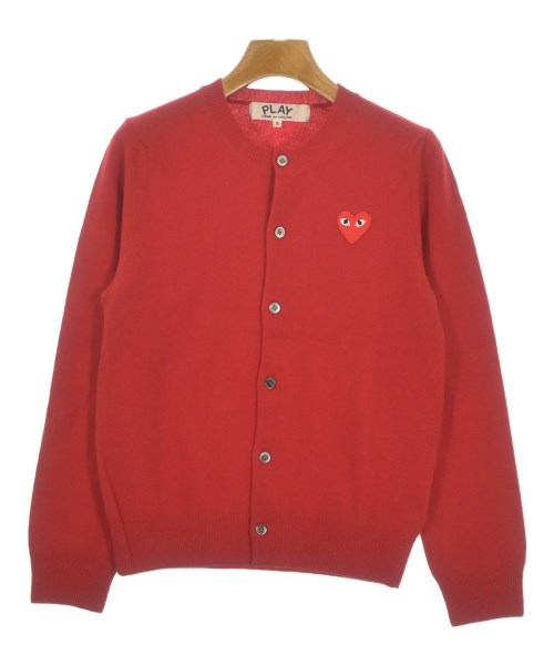 PLAY COMME des GARCONS(プレイコムデギャルソン)カーディガン 赤 サイズ:S/2200660587028