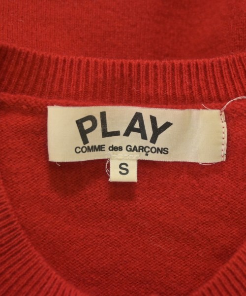 PLAY COMME des GARCONS（プレイコムデギャルソン）カーディガン 赤 サイズ:S レディース/2200660587028