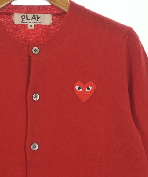 PLAY COMME des GARCONS（プレイコムデギャルソン）カーディガン 赤 サイズ:S レディース/2200660587028
