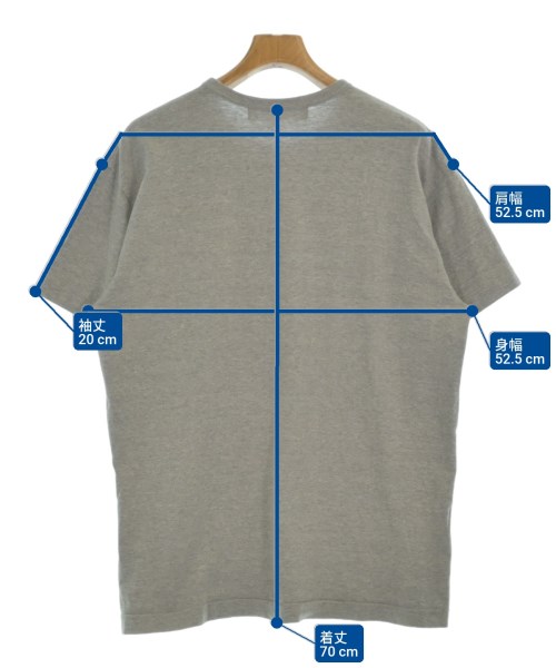 PLAY COMME des GARCONS（プレイコムデギャルソン）Tシャツ・カットソー グレー サイズ:XXL メンズ/2200662180111
