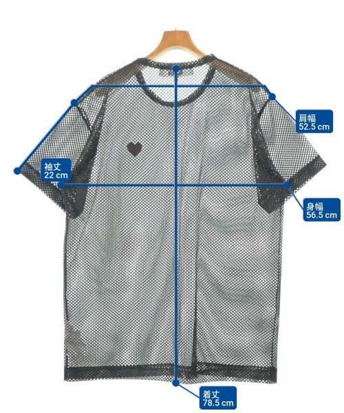 PLAY COMME des GARCONS（プレイコムデギャルソン）Tシャツ・カットソー 黒 サイズ:XXL メンズ/2200662295051