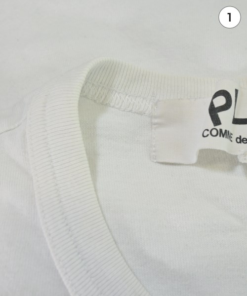PLAY COMME des GARCONS（プレイコムデギャルソン）Tシャツ・カットソー 白 サイズ:L メンズ/2200710859051