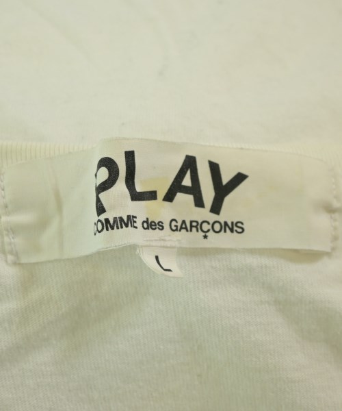 PLAY COMME des GARCONS（プレイコムデギャルソン）Tシャツ・カットソー 白 サイズ:L メンズ/2200711926028