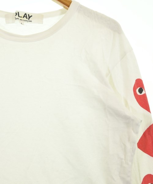 PLAY COMME des GARCONS（プレイコムデギャルソン）Tシャツ・カットソー 白 サイズ:L メンズ/2200711926028