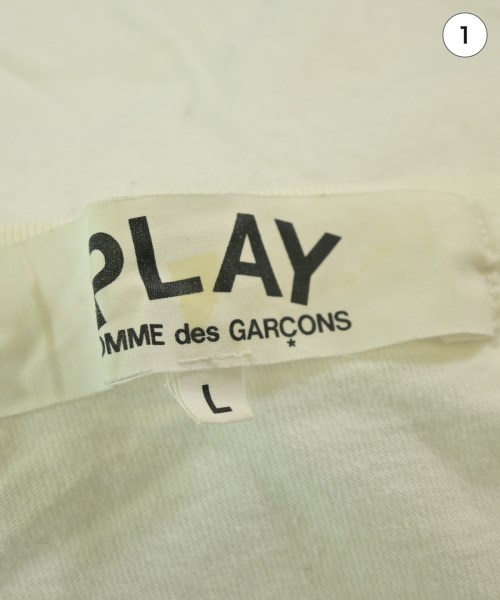PLAY COMME des GARCONS（プレイコムデギャルソン）Tシャツ・カットソー 白 サイズ:L メンズ/2200711926028