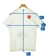 PLAY COMME des GARCONS（プレイコムデギャルソン）Tシャツ・カットソー 白 サイズ:L メンズ/2200711929012