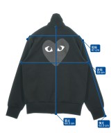 PLAY COMME des GARCONS（プレイコムデギャルソン）スウェット 黒 サイズ:M メンズ/2200713234015