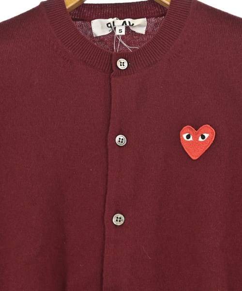PLAY COMME des GARCONS（プレイコムデギャルソン）カーディガン 赤 サイズ:S レディース/2200715352014