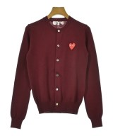 PLAY COMME des GARCONS（プレイコムデギャルソン）カーディガン 赤 サイズ:S レディース/2200715352014