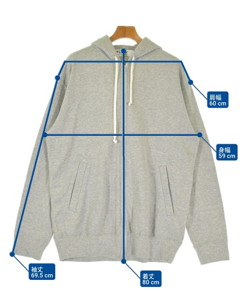 PLAY COMME des GARCONS（プレイコムデギャルソン）パーカー グレー サイズ:XXL メンズ/2200713520057